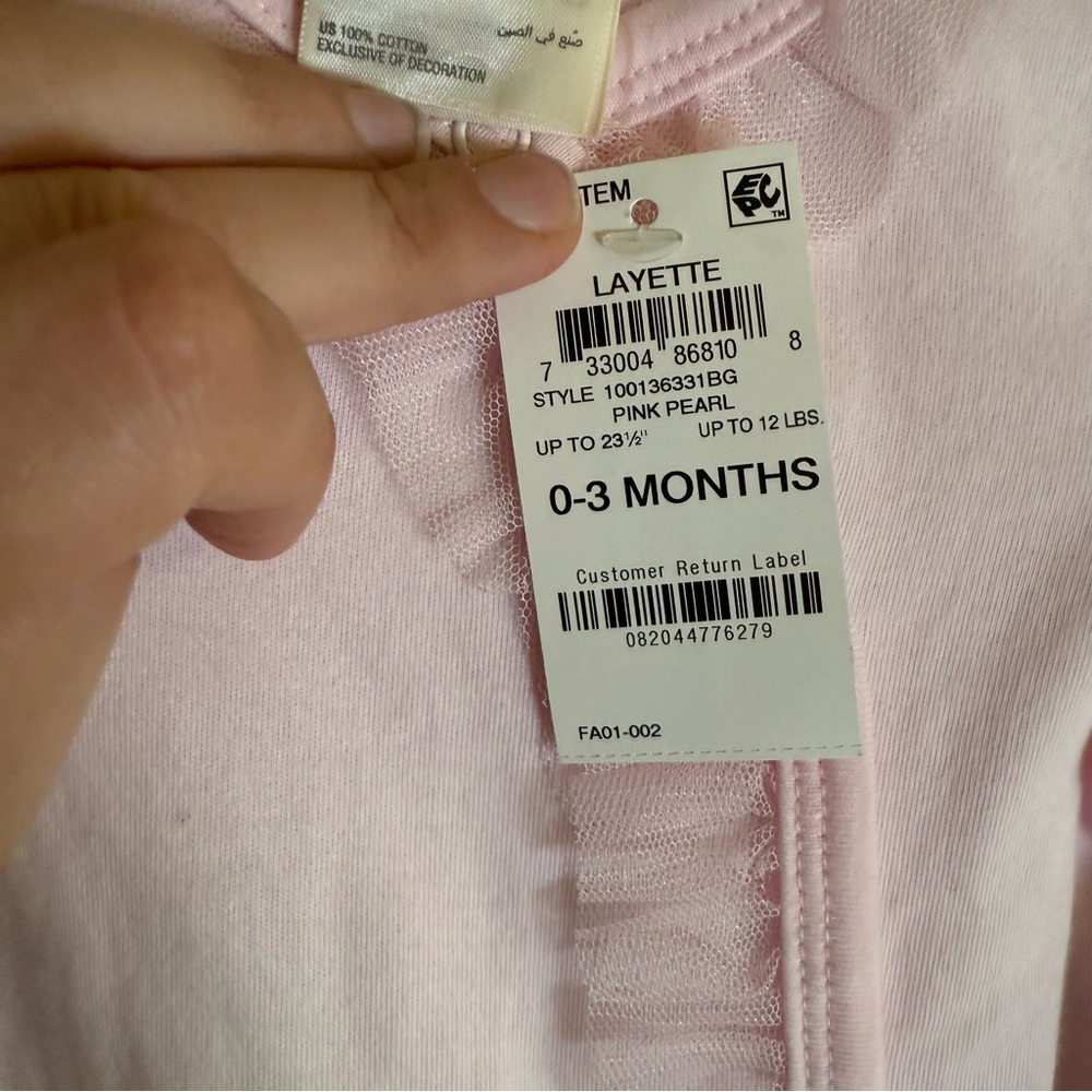 ππ First Impressions Baby Layette Set β 0β3 Months β NWT ππ - Picture 5 of 7